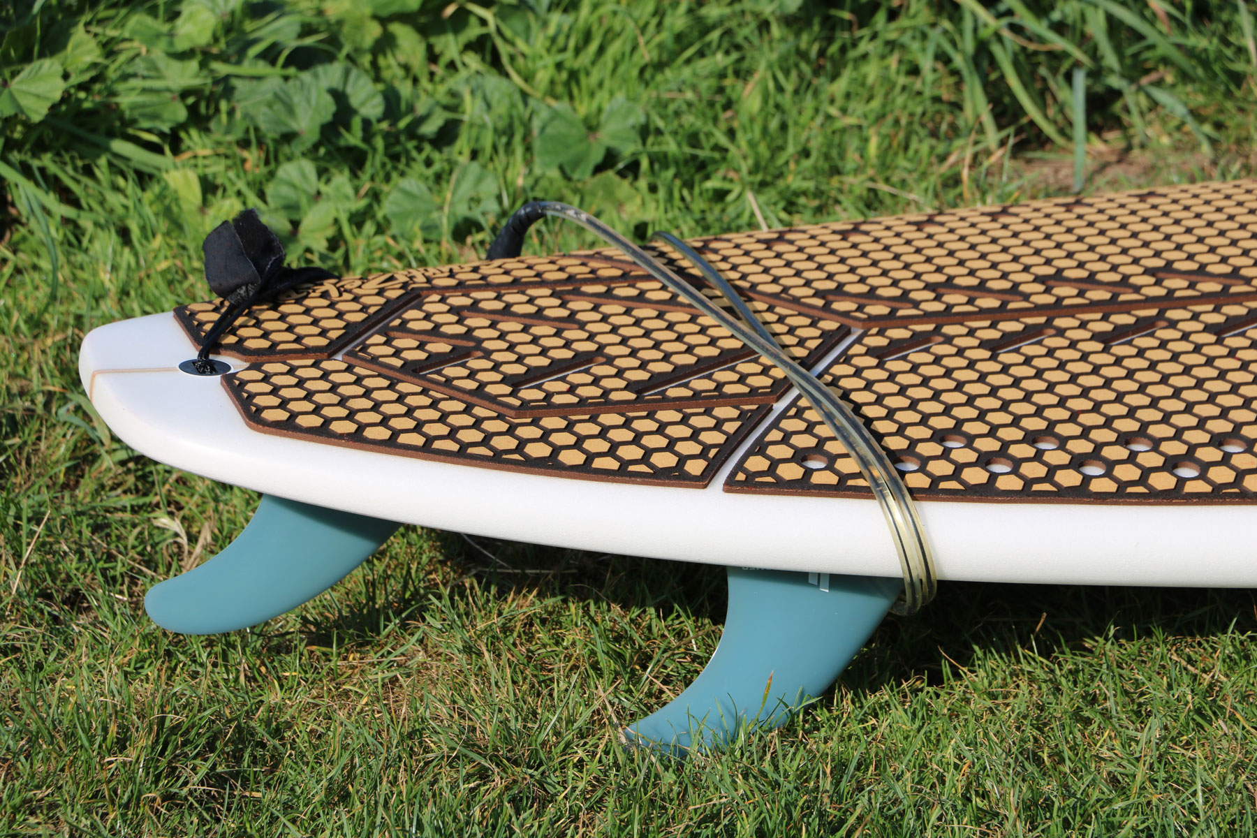 How to install a surfboard traction pad